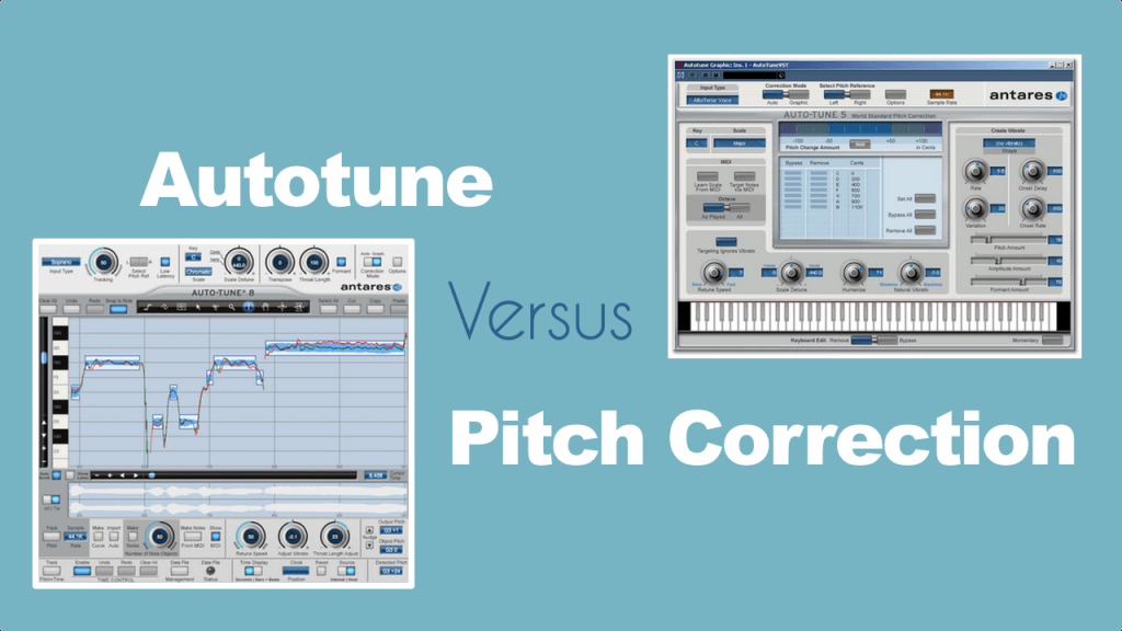 How to correct pitch using auto tune chart